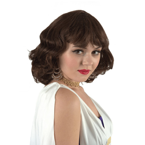 Brown Classic 1970’s Halloween Wig Costume Accessory- One Size Fits Most - IMAGE 1