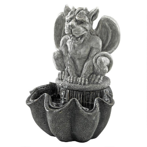 Cedric the Squirt Gothic Gargoyle Fountain - 11" - IMAGE 1