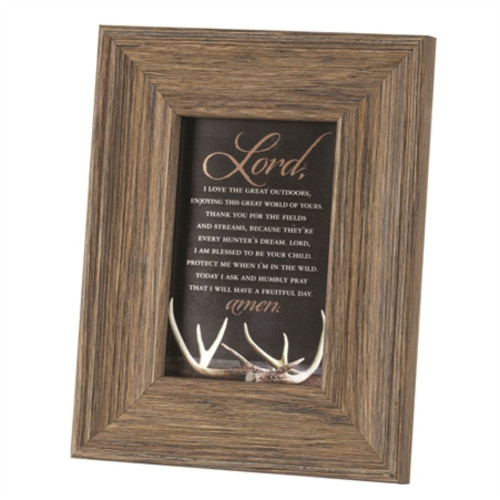 Hunter's Prayer Picture Frame - for 4" x 6" Photos - Brown - IMAGE 1