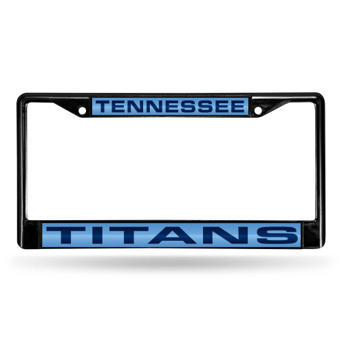 6" x 12" Blue and Black NFL Tennessee Titans License Plate Cover - IMAGE 1