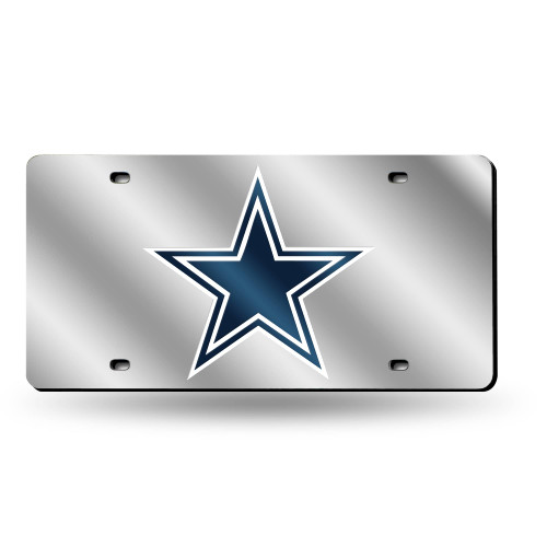 6" x 12" Gray and Blue NFL Dallas Cowboys Tag - IMAGE 1