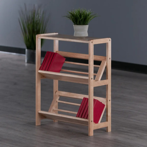 2-Tier Storage Bookshelf Cabinet - 30" - IMAGE 1