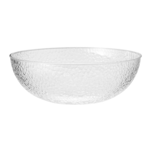 Round Pebble Disposable Bowls - 12.5" - Clear - Pack of 6 - IMAGE 1