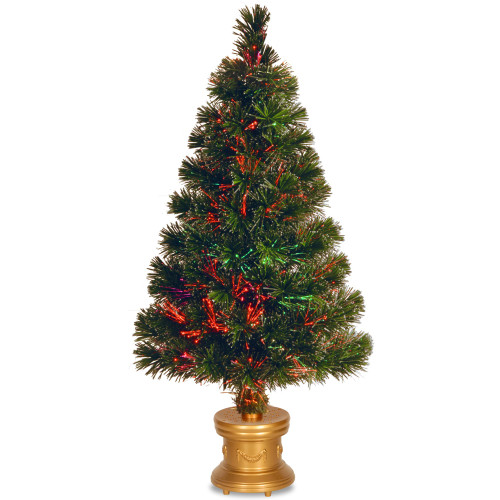 32" Fireworks Evergreen Christmas Tree Tabletop Decoration - IMAGE 1