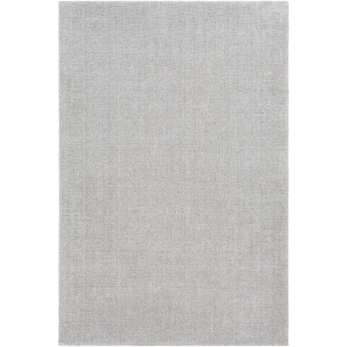 6' x 9' Plain Design Gray Rectangular Hand Tufted Wool Area Throw Rug - IMAGE 1