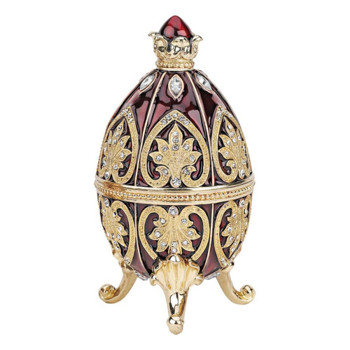Embellished House of Romanov's Enameled Easter Egg - 4.5" - IMAGE 1