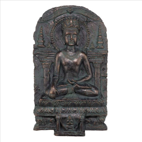 Medium Earth Witness Buddha Wall Sculpture - 16.5" - IMAGE 1