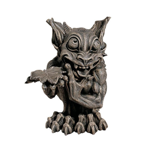 12" Babble the Gothic Gargoyle Outdoor Garden Statue - IMAGE 1