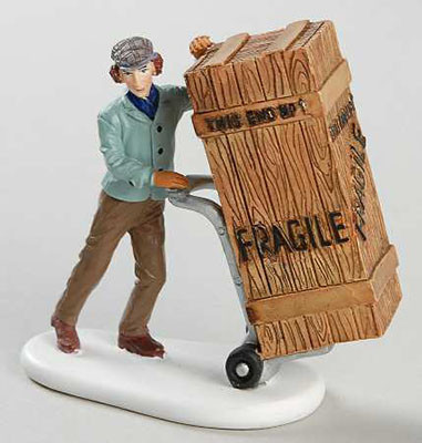 Department 56 A Christmas Story Village "Fragile Delivery" Figurine #4027629 - IMAGE 1