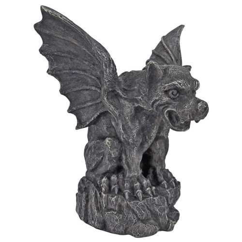 Medium Florentine Gargoyle Outdoor Garden Statue - 6.5" - IMAGE 1