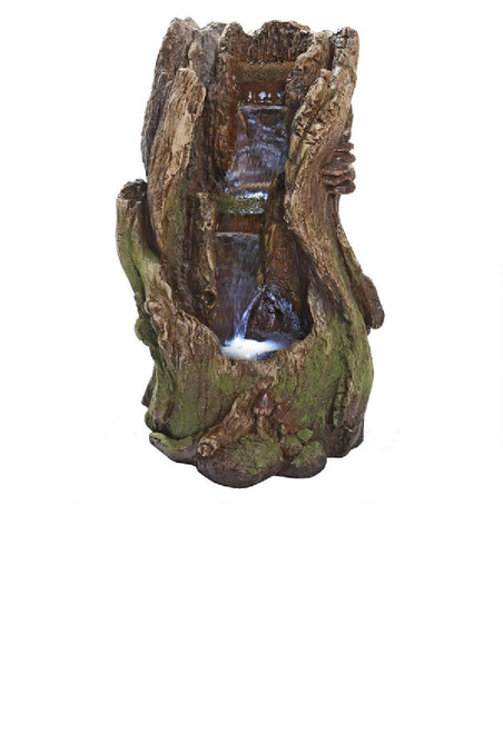 Columbia Falls Illuminated Garden Fountain - 17" - IMAGE 1