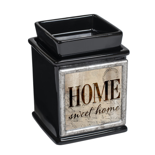 5" Black and Gray Electric Oil or Wax Warmer with Interchangeable Photo Frame - IMAGE 1
