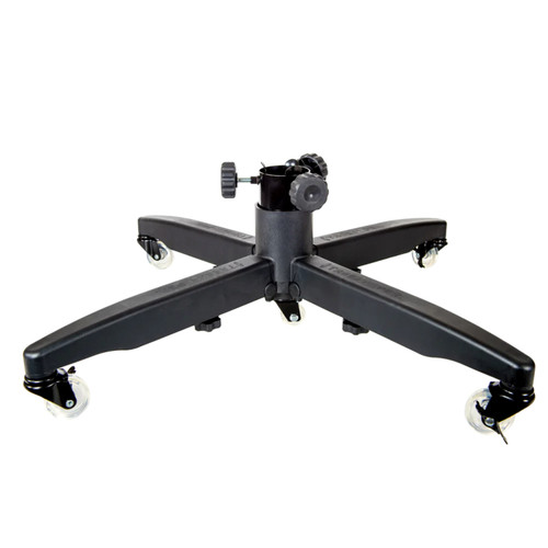 Adjustable Rolling Christmas Tree Stand for Trees 6'-9' - Black - IMAGE 1