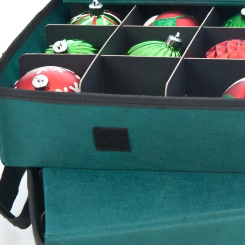 25" Christmas Ornament Saver Storage Bag w/ Tray Christmas Central