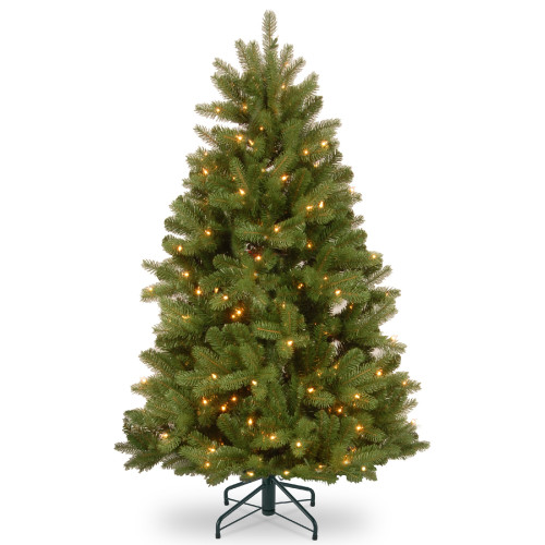 5’ Pre-Lit Newberry Spruce Artificial Christmas Tree, Clear Lights - IMAGE 1
