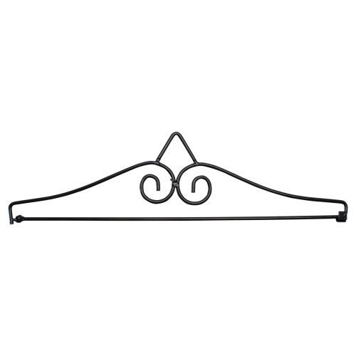 14.5 Inch Black Metal Garden Flag Hanger - IMAGE 1