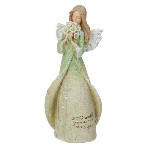 8.5" So Grateful Religious Angel Figure - IMAGE 1