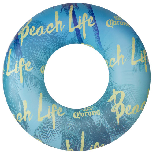 36" Inflatable Corona Beach Life Swimming Pool Tube Ring - IMAGE 1