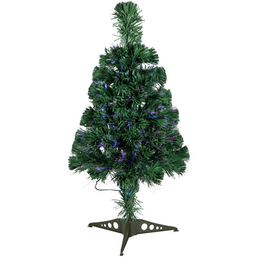 Pre-Lit Medium Color Changing Fiber Optic Artificial Christmas Tree - 2' - IMAGE 1