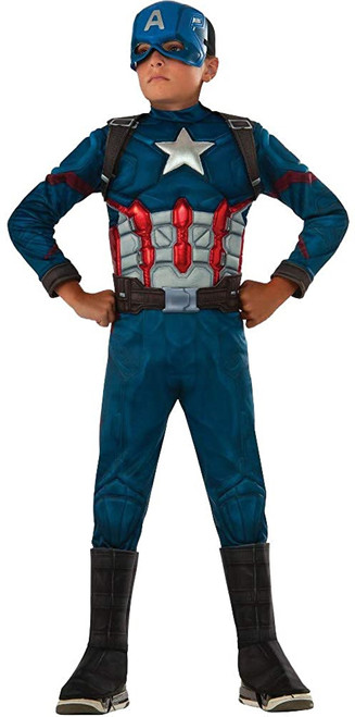 Captain America Boy's Halloween Costume - Large - IMAGE 1