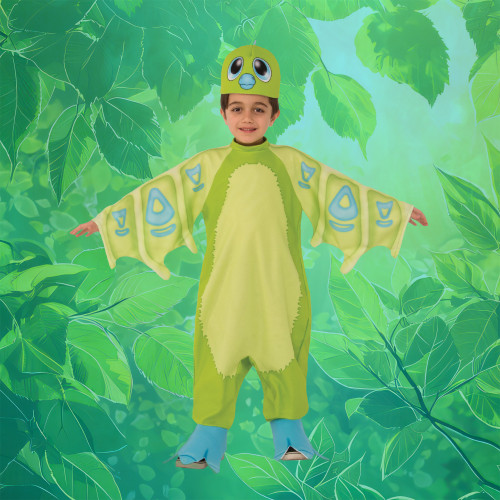 Draggles Hatchimal Green Children's Halloween Costume Size Small 4-6 - IMAGE 1
