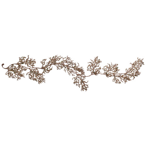 Artificial Christmas Twig Branch Garland - 6' - Rose Gold - Unlit - IMAGE 1