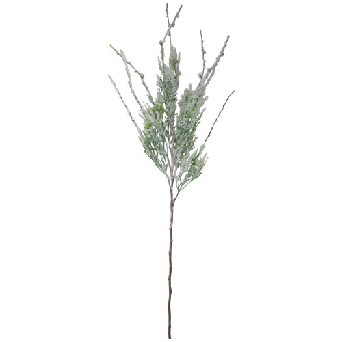 47" White Frosted Pine Artificial Christmas Spray - IMAGE 1