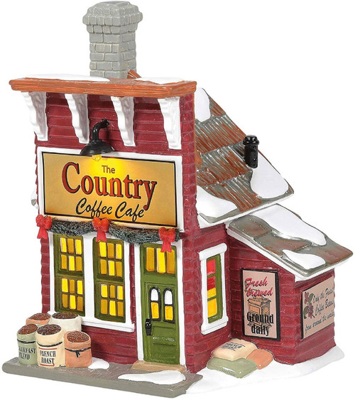 Department 56 The Country Coffee Café Lighted Building #6006977 - IMAGE 1