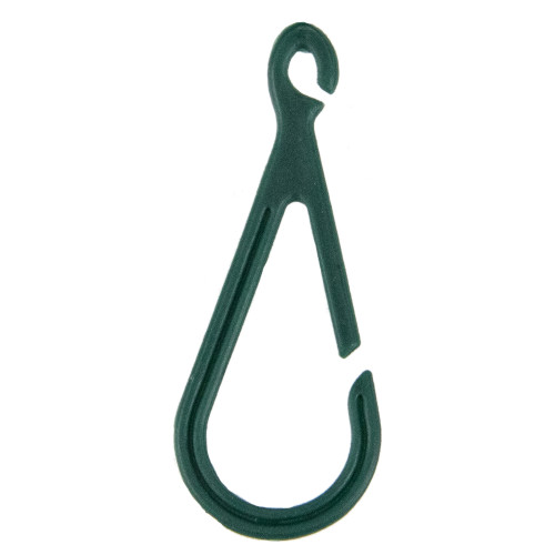 Outdoor Christmas Ornament Hanger Hooks - 1.75" - Forest Green - Club Pack of 48 - IMAGE 1