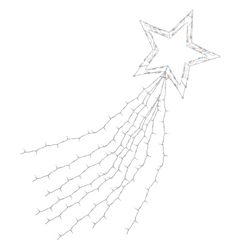 22ft Lighted Shooting Star Outdoor Christmas Decoration - IMAGE 1