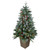 4' Pre-Lit Frosted Mixed Berry Pine Artificial Christmas Tree in Pot - Clear Lights - IMAGE 2