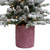 Real Touch™️ Pre-Lit Medium Saratoga Spruce Flocked Artificial Potted Christmas Tree 4' - Clear Lights - IMAGE 5