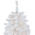 7.5' Pre-Lit Flocked White Spruce Artificial Christmas Tree - Clear Lights - IMAGE 5
