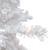 6.5' Pre-Lit Flocked White Spruce Artificial Christmas Tree - Clear Lights - IMAGE 4