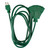 Outdoor Extension Power Cord with 3-Prong Fan Style Connector - 10' - Green - IMAGE 2