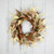 Autumn Harvest Neutral Fall Foliage Leaf Wreath, 22-Inch, Unlit - IMAGE 3