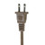 Indoor Power Extension Cord with 3-Outlets and Safety Lock - 15' - Brown - IMAGE 3