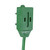Indoor Power Extension Cord with 3-Outlets and Foot Switch - 15' - Green - IMAGE 4
