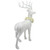 19" Frosted White Standing Reindeer Christmas Figure - IMAGE 4