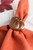 Set of 6 Brown Harvest Pumpkin Napkin Rings 2.5" - IMAGE 4