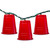 10 Count Red Party Cup Summer Novelty String Lights, 6 ft Green Wire - IMAGE 1