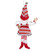 13" Red and White Peppermint Striped Elf with Jingle Bells - IMAGE 4