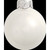 Shiny Glass Christmas Ball Ornaments - 3.25" (80mm) - White - 8ct - IMAGE 2