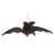 Set of 4 Life-Like Handcrafted Extra Soft Plush Hanging Black Bat Stuffed Animals 14.5" - IMAGE 1