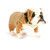Handcrafted Plush Standing British Bulldog Stuffed Animal Figures - 29.5" - IMAGE 2