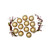 12ct Gold Matte Finish Glass Christmas Ball Ornaments 2.75" (70mm) - IMAGE 2