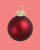 Matte Glass Christmas Ball Ornaments - 3.25" (80mm) - Henna - 8ct - IMAGE 2