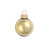 12ct Gold Shiny Glass Ball Christmas Ornaments 2.75" (70mm) - IMAGE 1