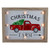 12" Lighted Green and Red Christmas on the Farm Wall Decor - IMAGE 1