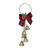 12” Rustic Bow with Golden Jingle Bells Christmas Door Hanger - IMAGE 1